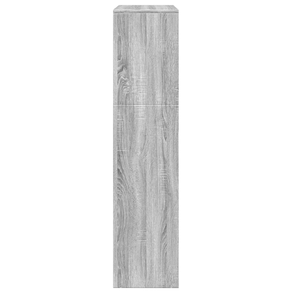Étagère séparatrice de pièce 3niveaux sonoma gris 123x29x123 cm - XIOS