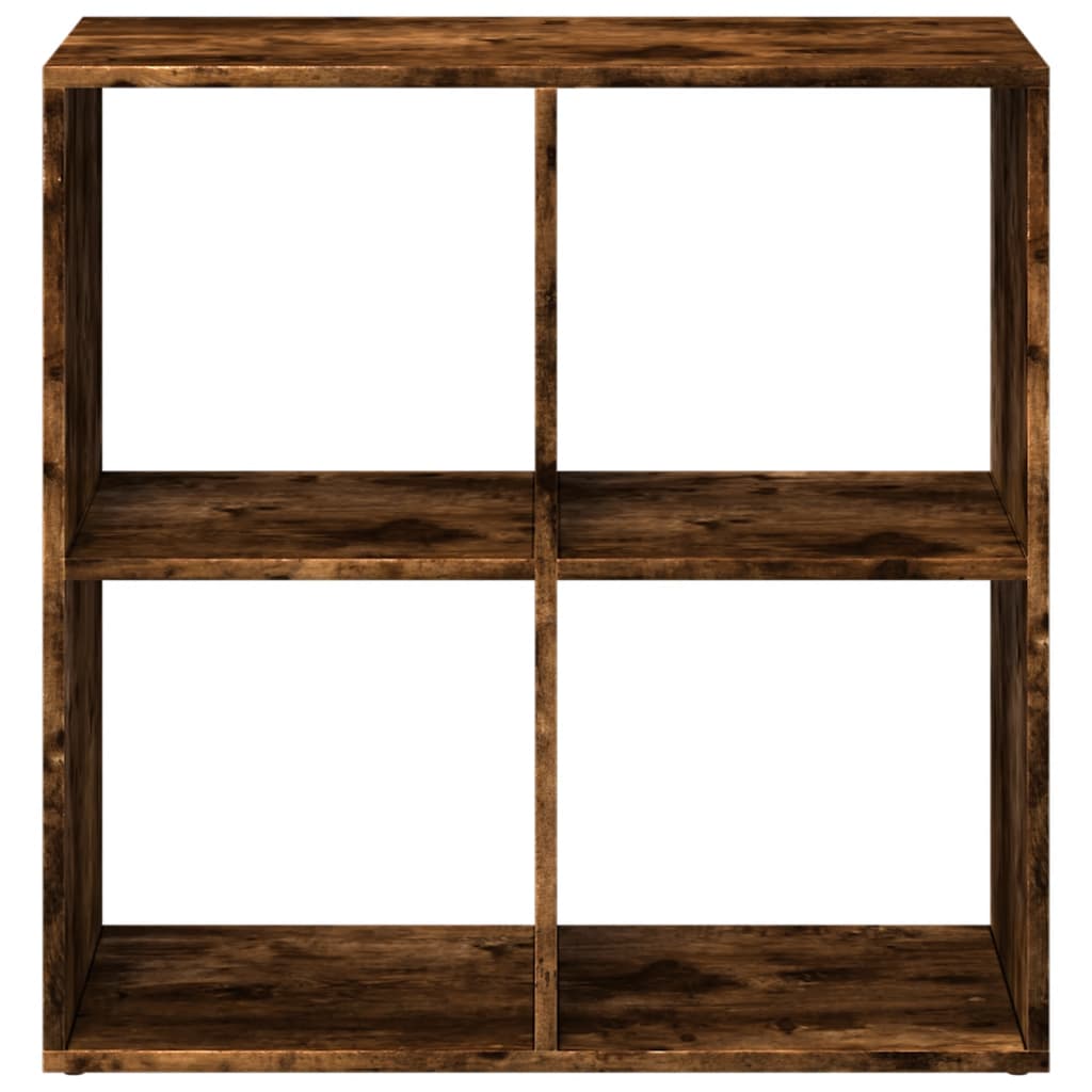 Étagère séparatrice de pièce chêne fumé 69,5x29x69,5 cm - XIOS