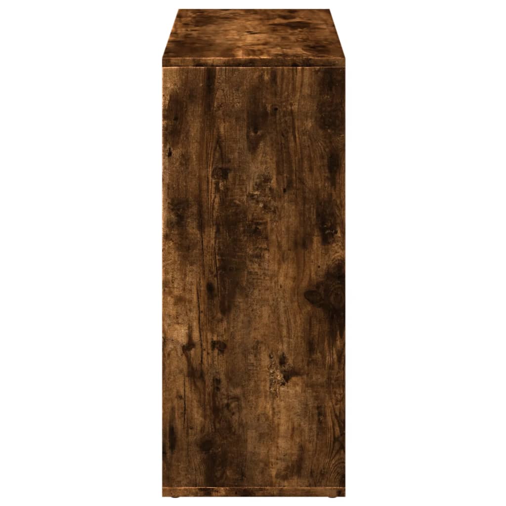 Étagère séparatrice de pièce chêne fumé 69,5x29x69,5 cm - XIOS