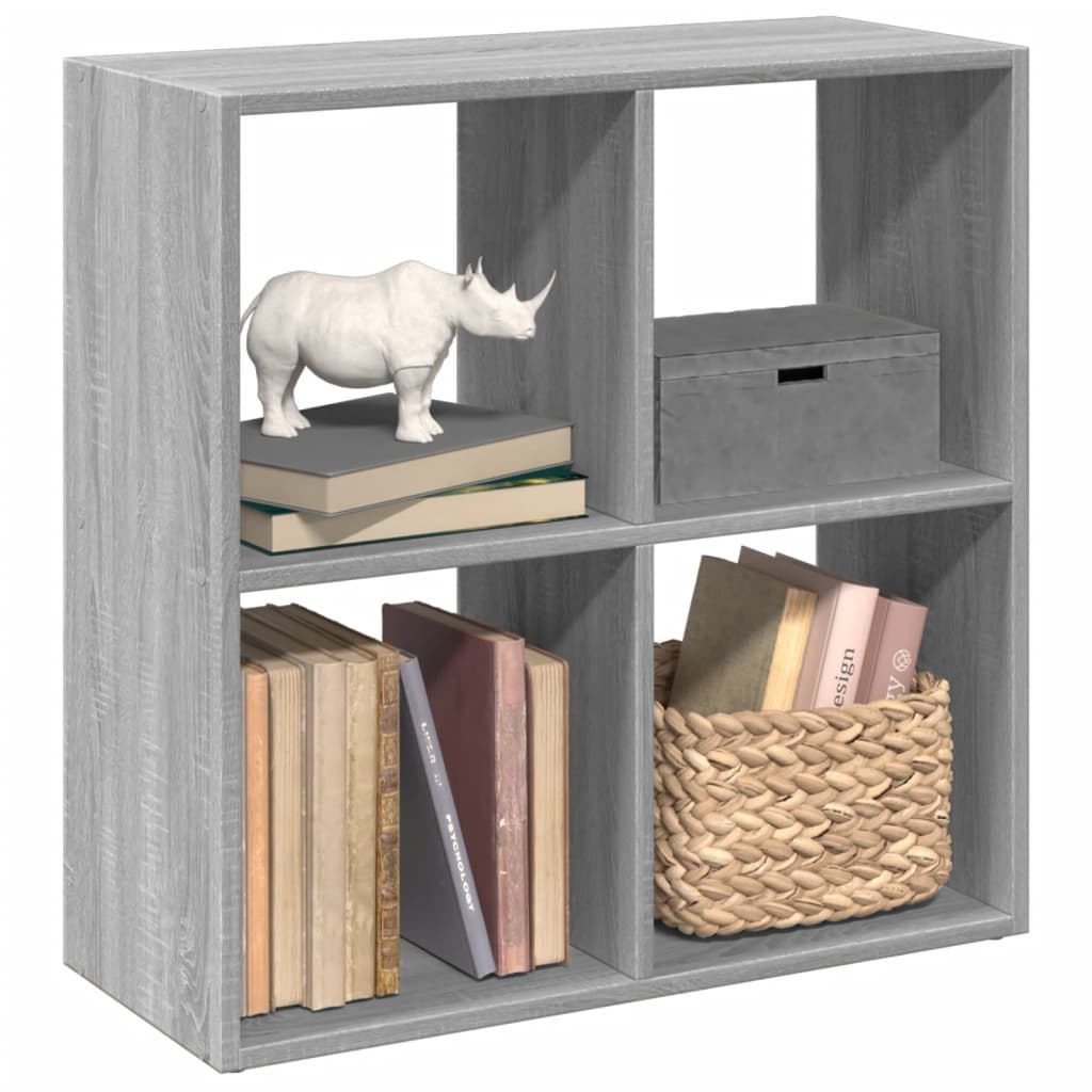 Étagère séparatrice de pièce sonoma gris 69,5x29x69,5 cm - XIOS