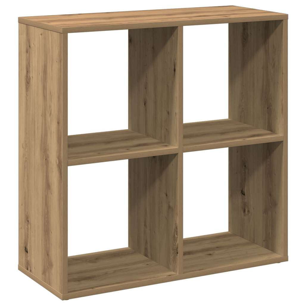Étagère séparatrice de pièce chêne artisanal 69,5x29x69,5 cm - XIOS