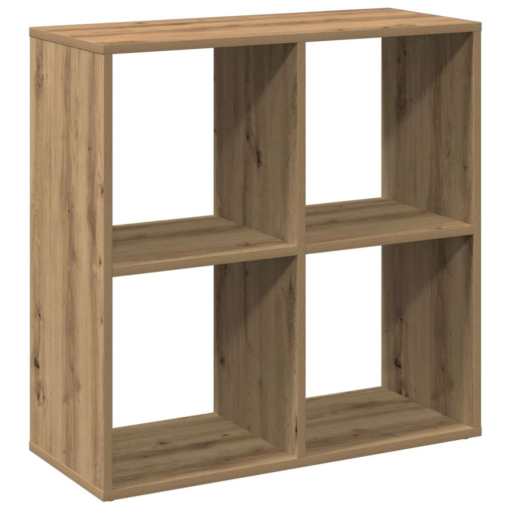Étagère séparatrice de pièce chêne artisanal 69,5x29x69,5 cm - XIOS