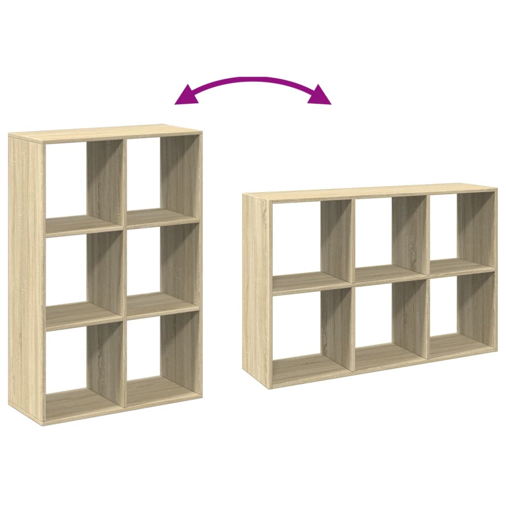Étagère séparatrice de pièce chêne sonoma 69,5x29x103,5 cm - XIOS
