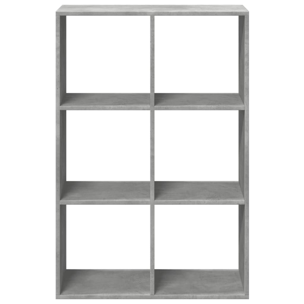 Étagère séparatrice de pièce gris béton 69,5x29x103,5 cm - XIOS