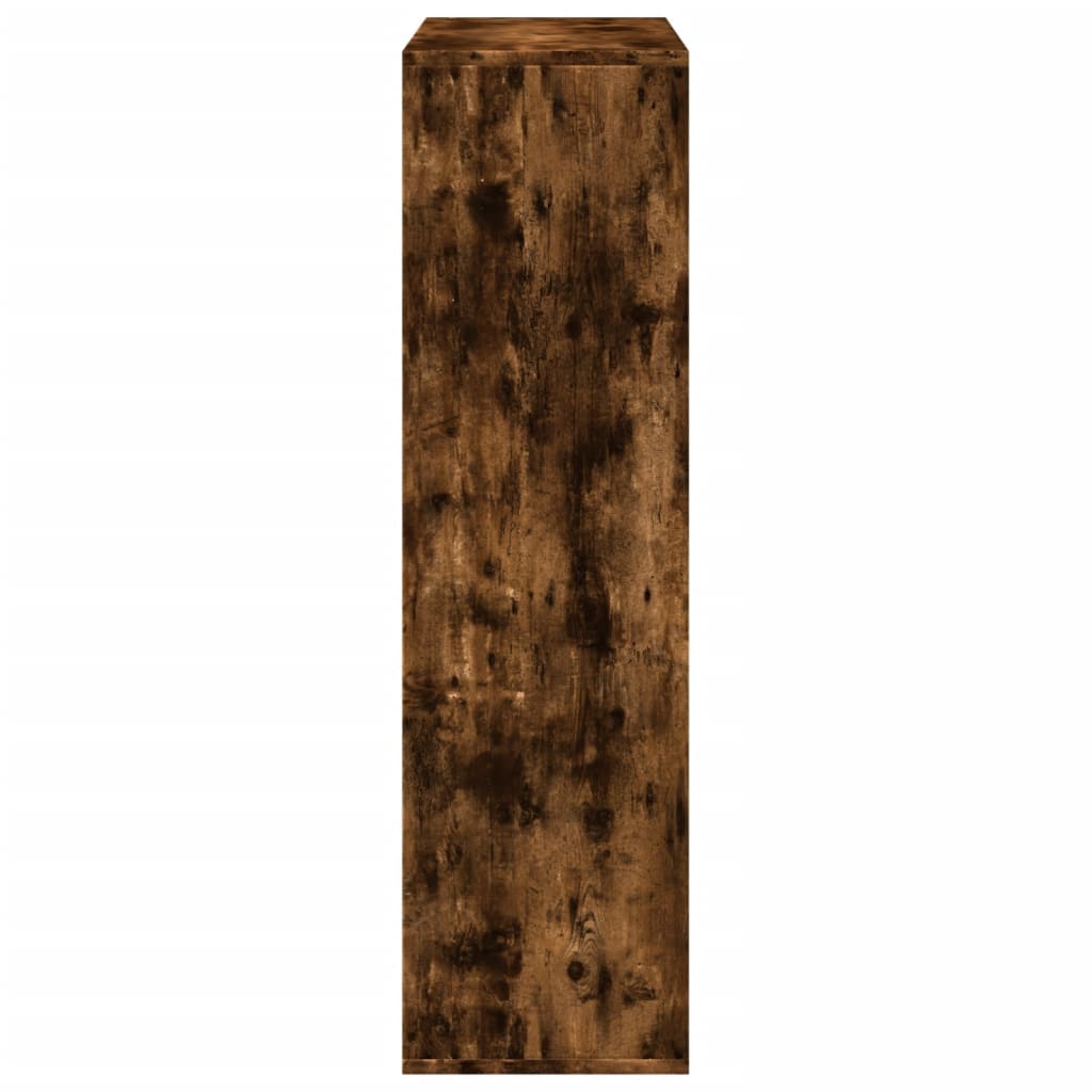 Étagère séparatrice de pièce chêne fumé 69,5x29x103,5 cm - XIOS