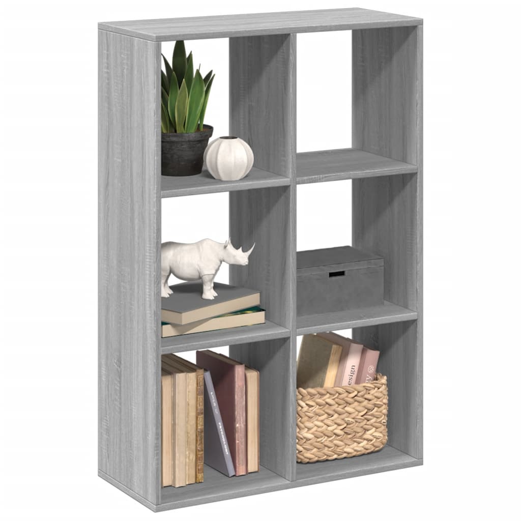 Étagère séparatrice de pièce sonoma gris 69,5x29x103,5 cm - XIOS