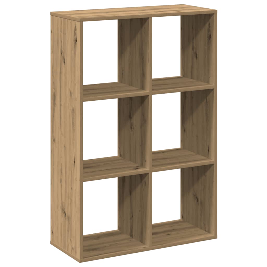 Étagère séparatrice de pièce chêne artisanal 69,5x29x103,5 cm - XIOS