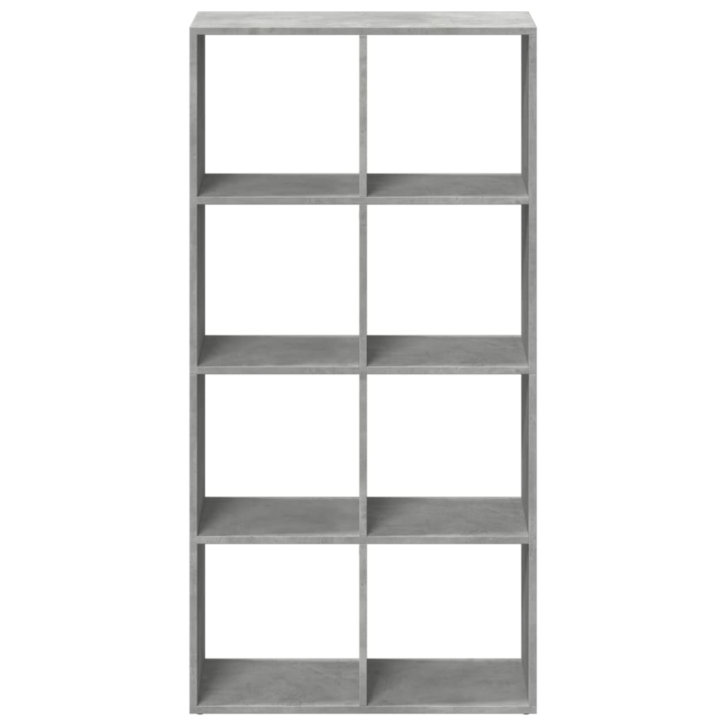 Étagère séparatrice de pièce gris béton 69,5x29x137,5 cm - XIOS
