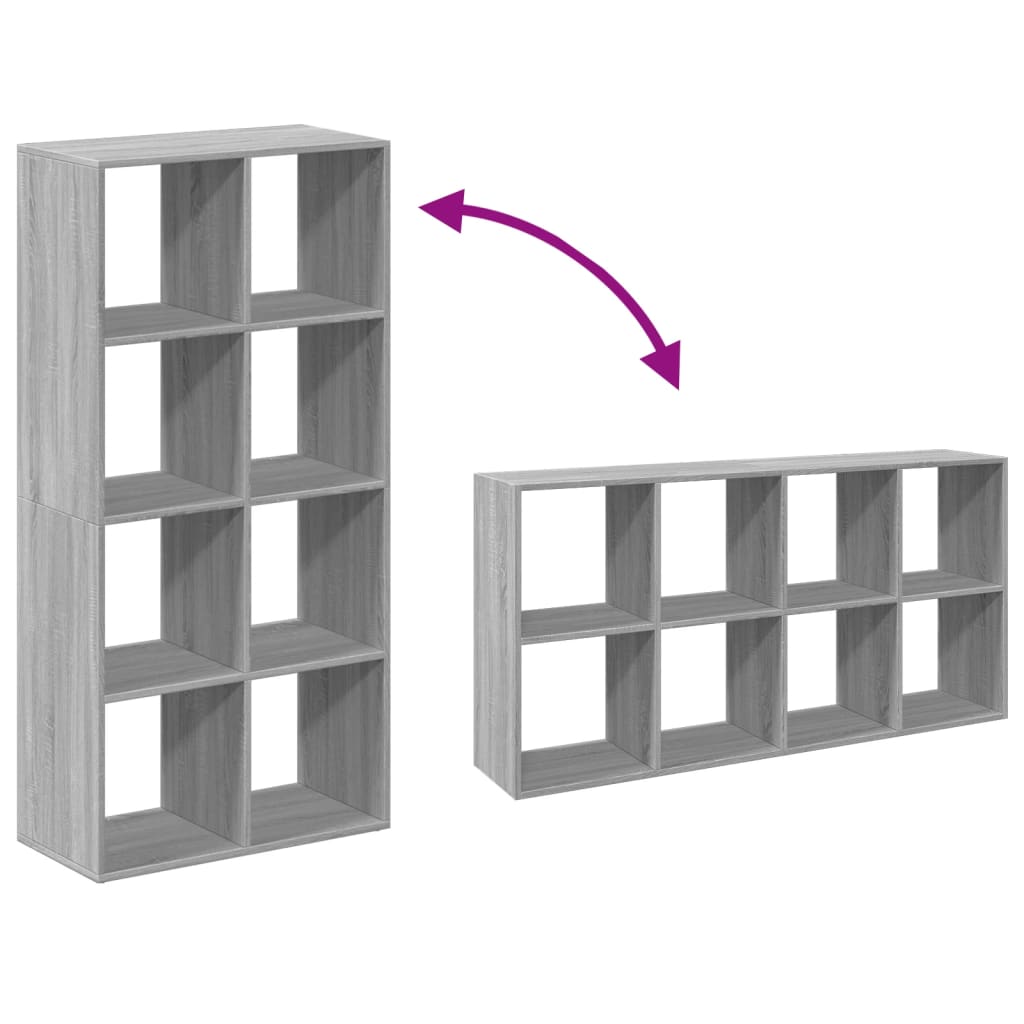 Étagère séparatrice de pièce sonoma gris 69,5x29x137,5 cm - XIOS