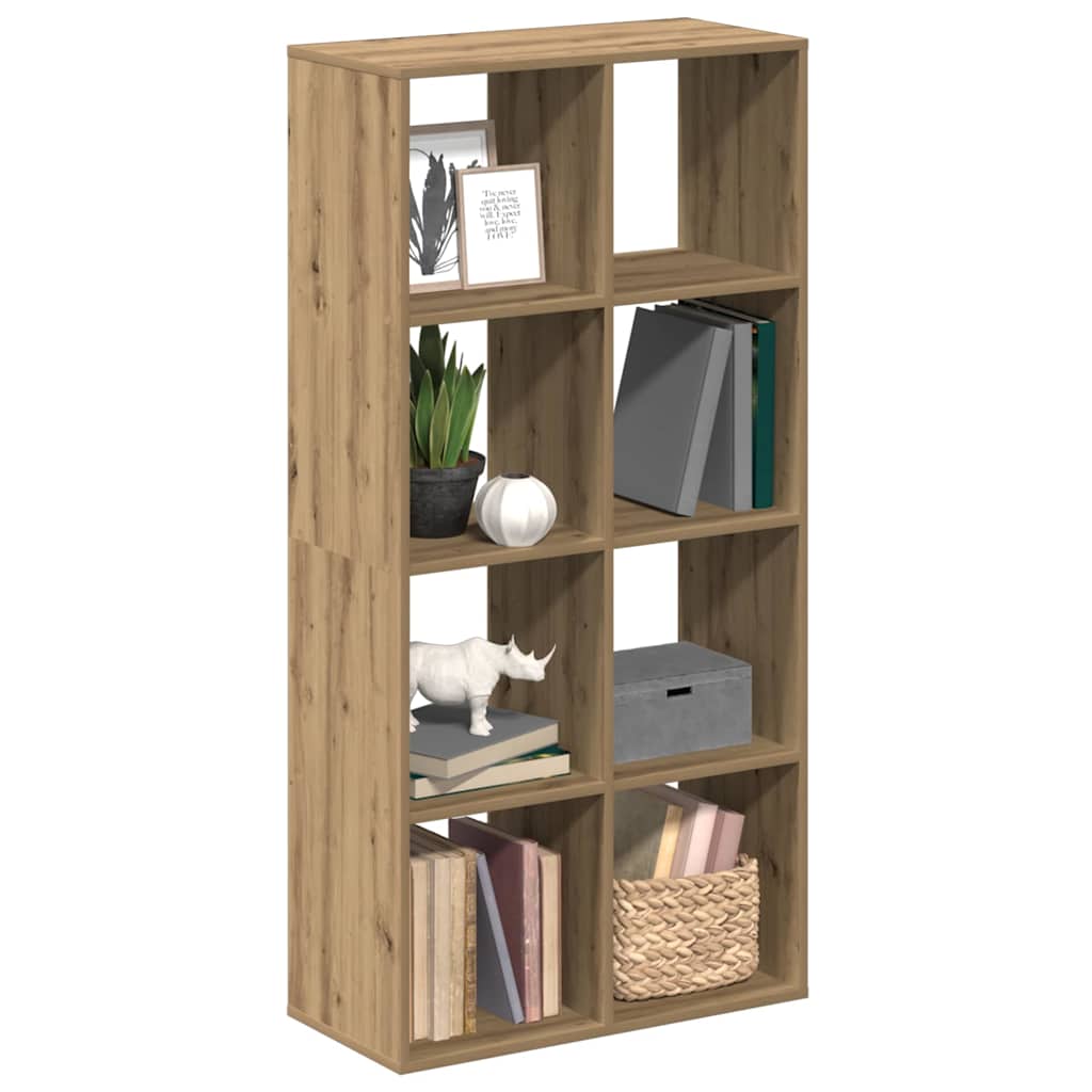 Étagère séparatrice de pièce chêne artisanal 69,5x29x137,5 cm - XIOS