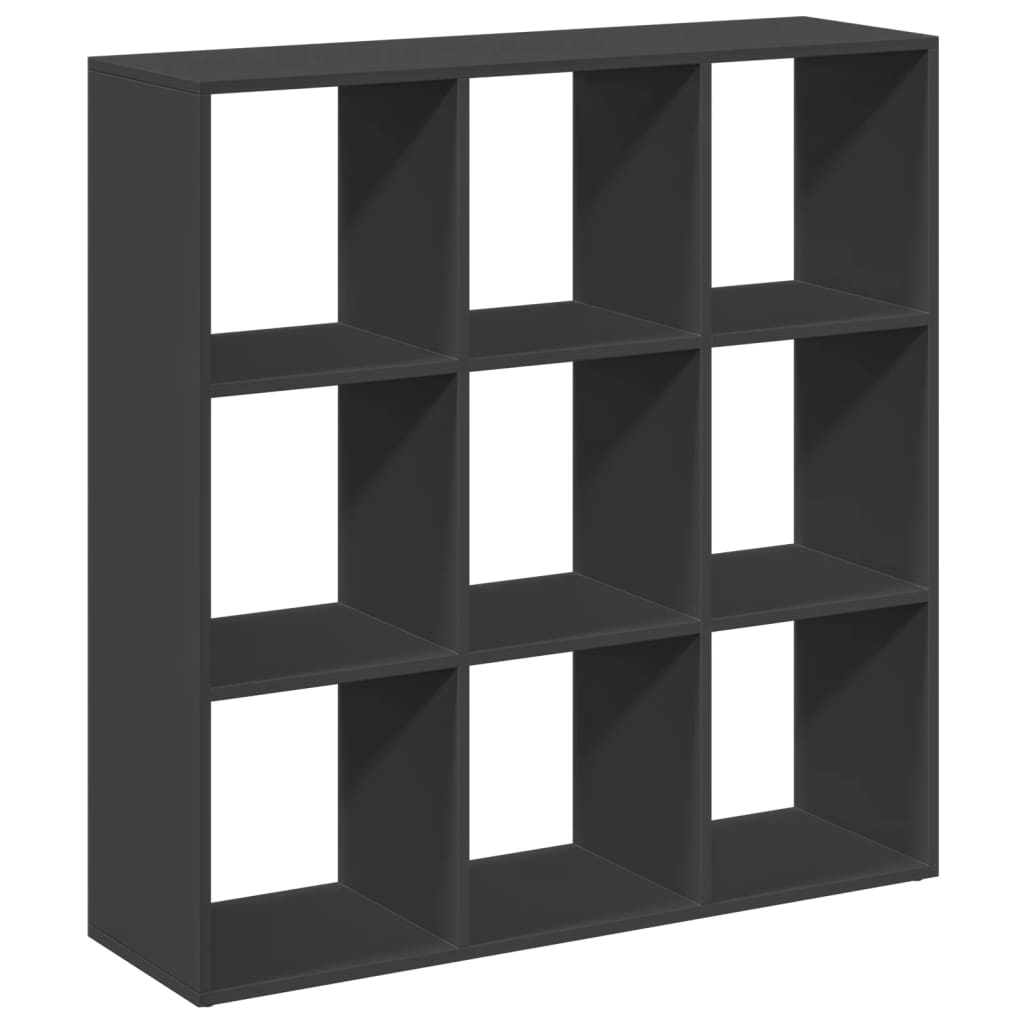 Étagère séparatrice de pièce noir 102x29x103,5 cm - XIOS