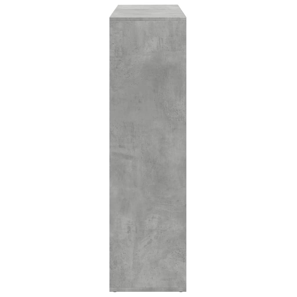Étagère séparatrice de pièce gris béton 102x29x103,5 cm - XIOS