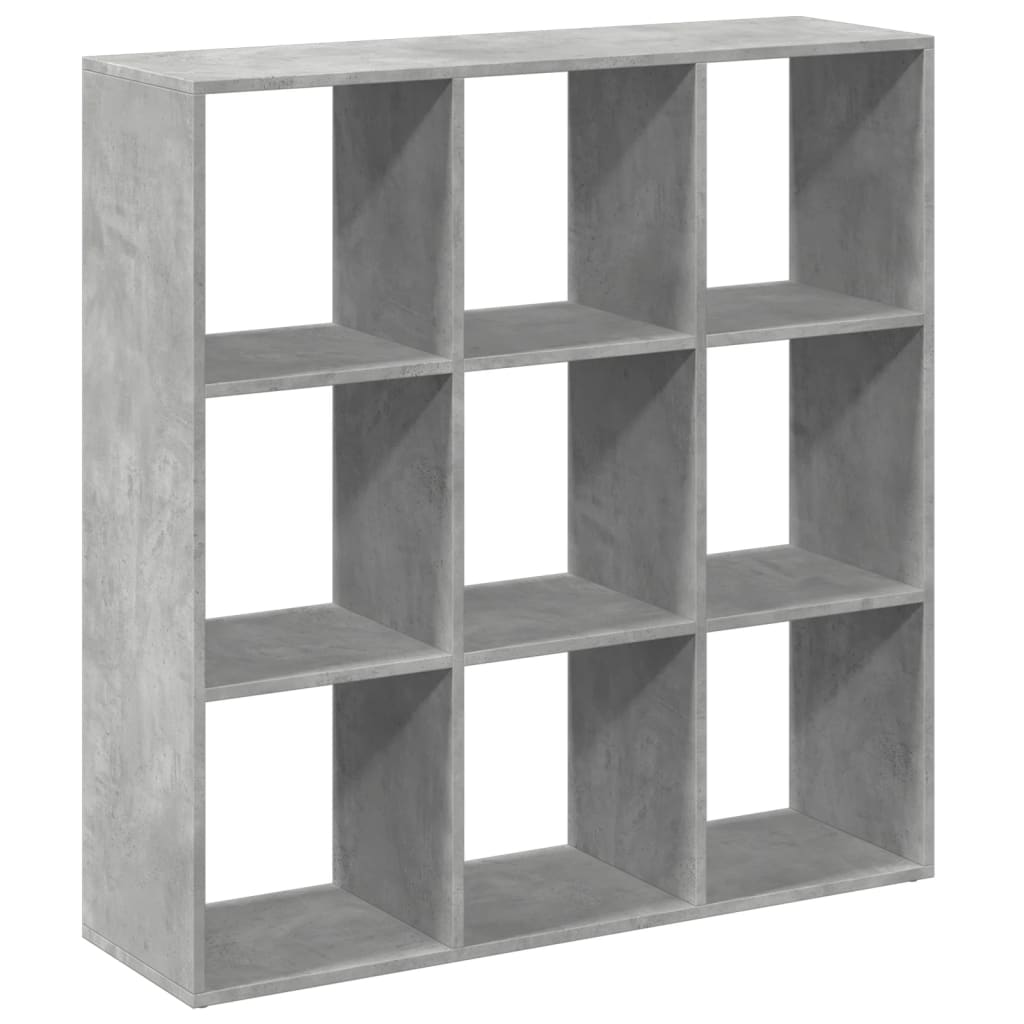 Étagère séparatrice de pièce gris béton 102x29x103,5 cm - XIOS