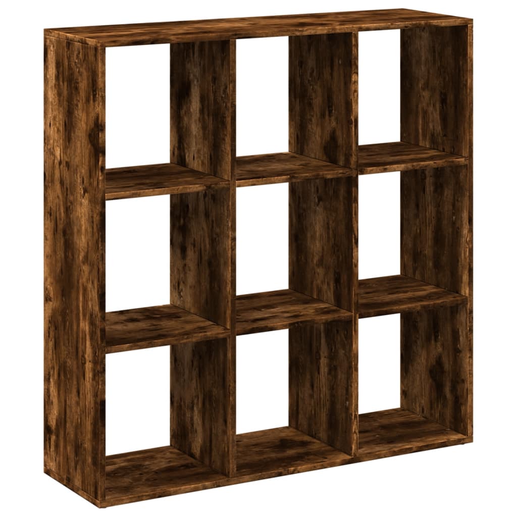 Étagère séparatrice de pièce chêne fumé 102x29x103,5 cm - XIOS