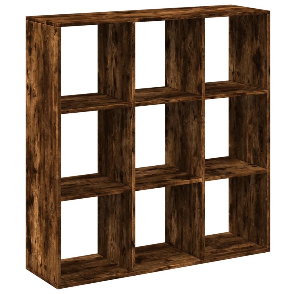 Étagère séparatrice de pièce chêne fumé 102x29x103,5 cm - XIOS