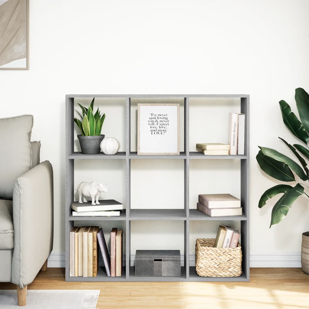 Étagère séparatrice de pièce sonoma gris 102x29x103,5 cm - XIOS