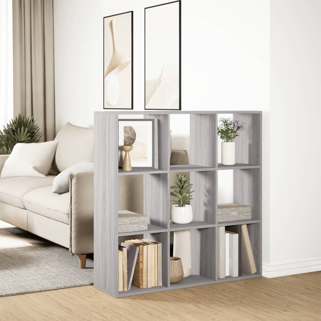 Étagère séparatrice de pièce sonoma gris 102x29x103,5 cm - XIOS