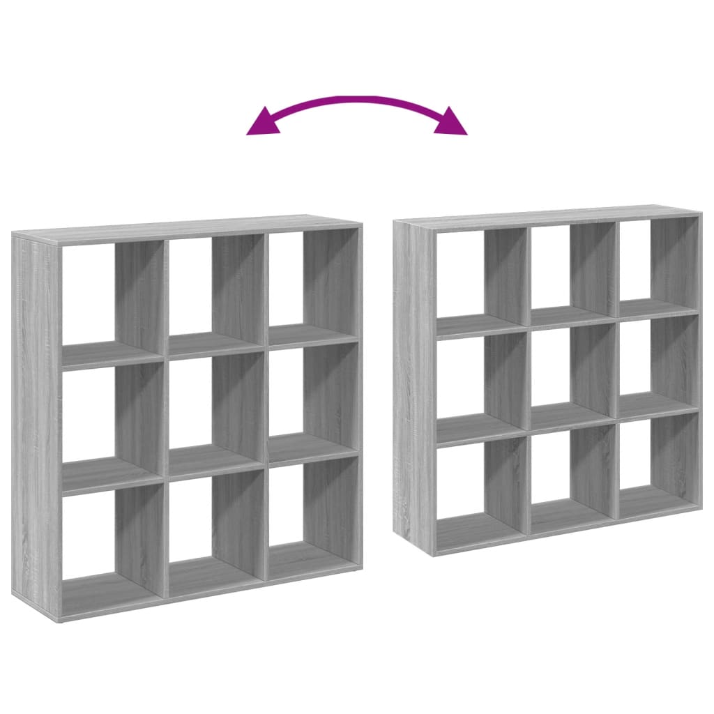 Étagère séparatrice de pièce sonoma gris 102x29x103,5 cm - XIOS