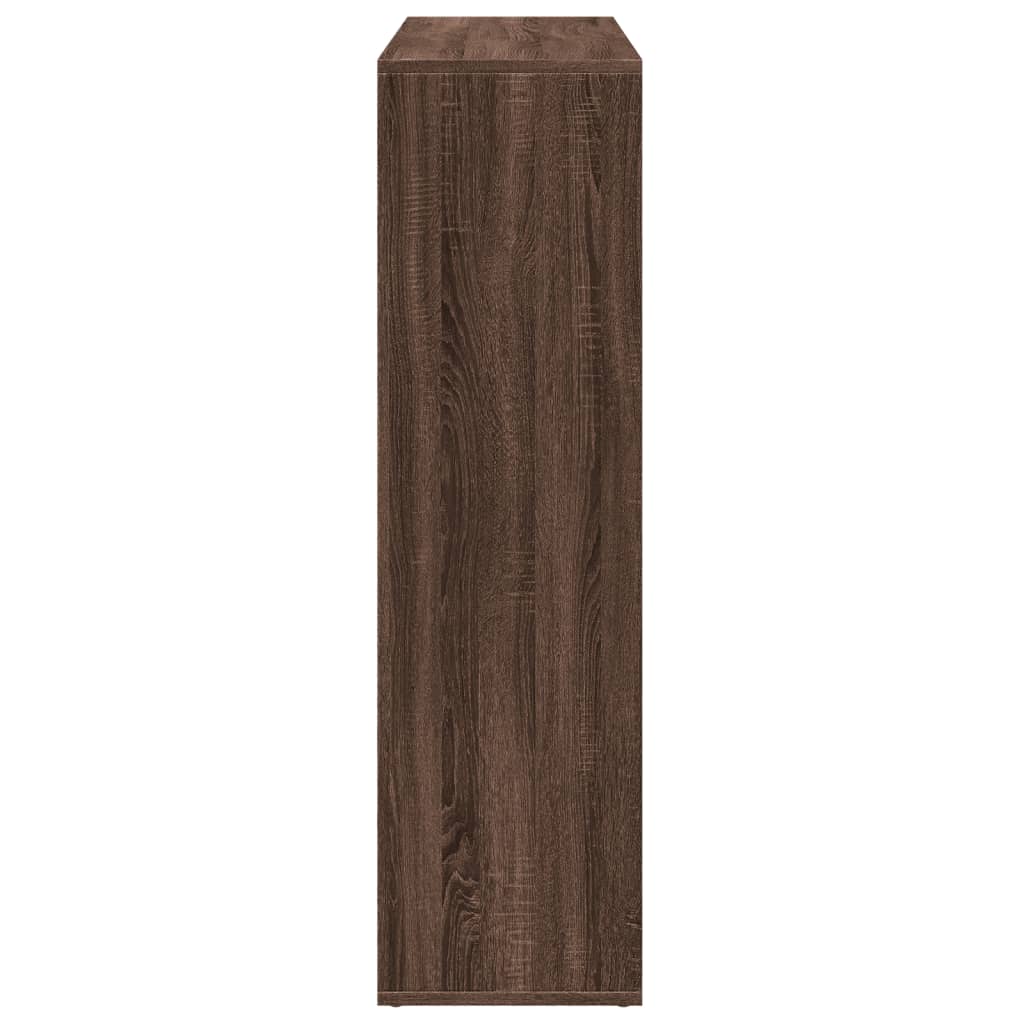 Étagère séparatrice de pièce chêne marron 102x29x103,5 cm - XIOS