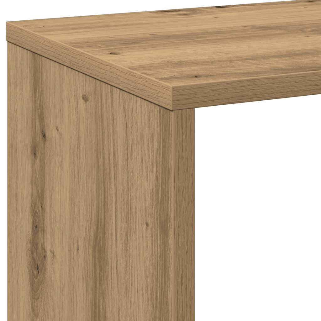 Étagère séparatrice de pièce chêne artisanal 102x29x103,5 cm - XIOS