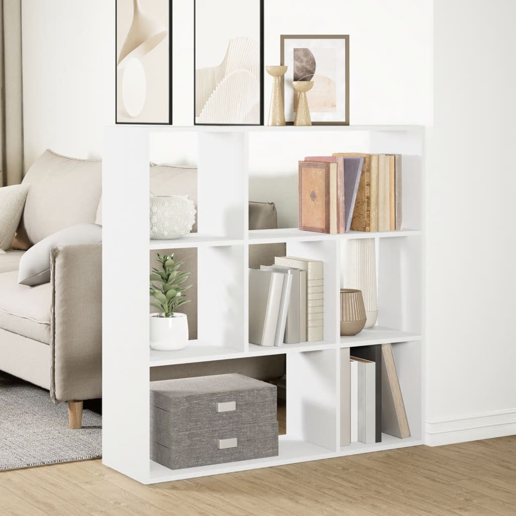 Étagère séparatrice de pièce blanc 102x29x103,5 cm - XIOS