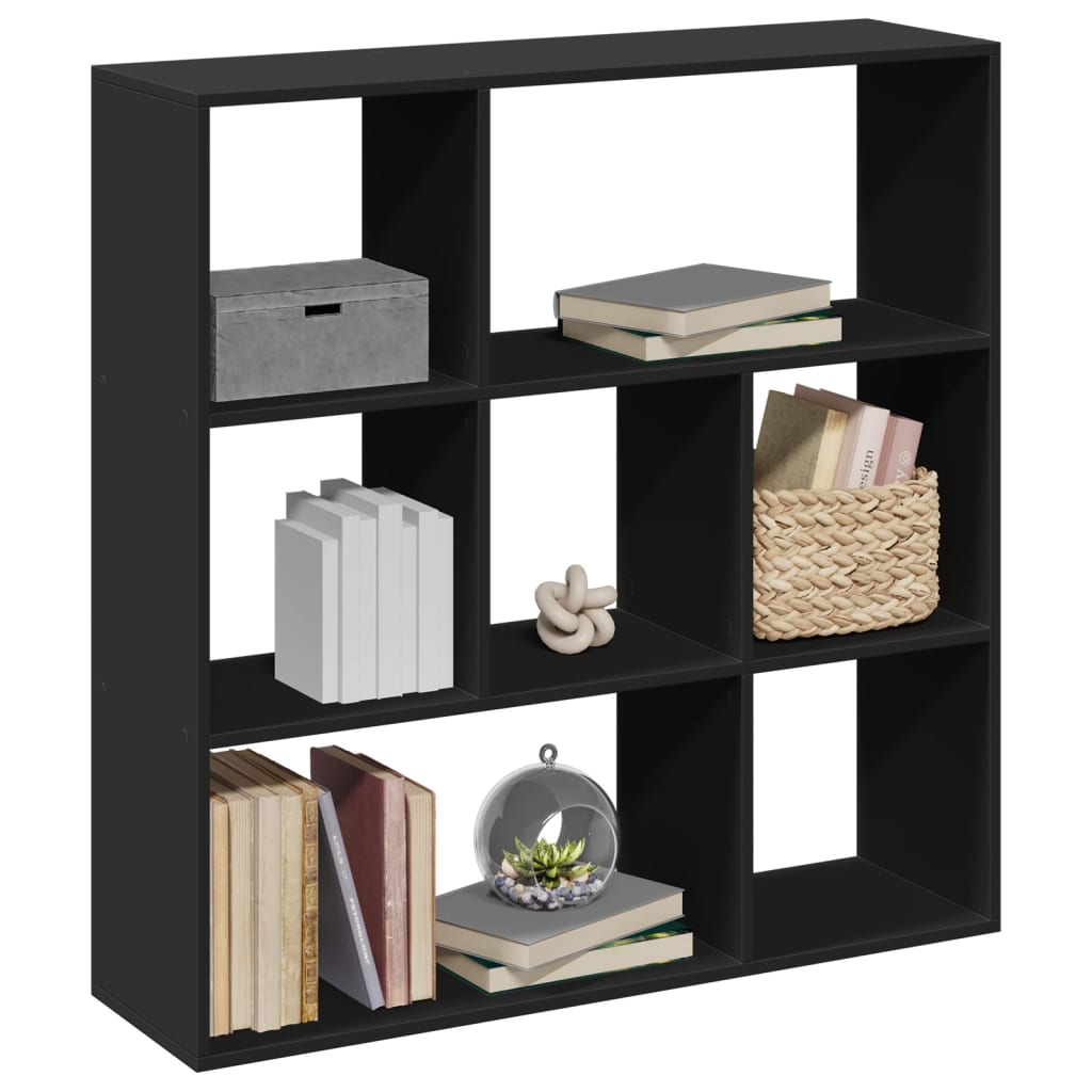 Étagère séparatrice de pièce noir 102x29x103,5 cm - XIOS