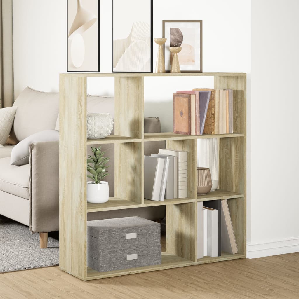 Étagère séparatrice de pièce chêne sonoma 102x29x103,5 cm - XIOS