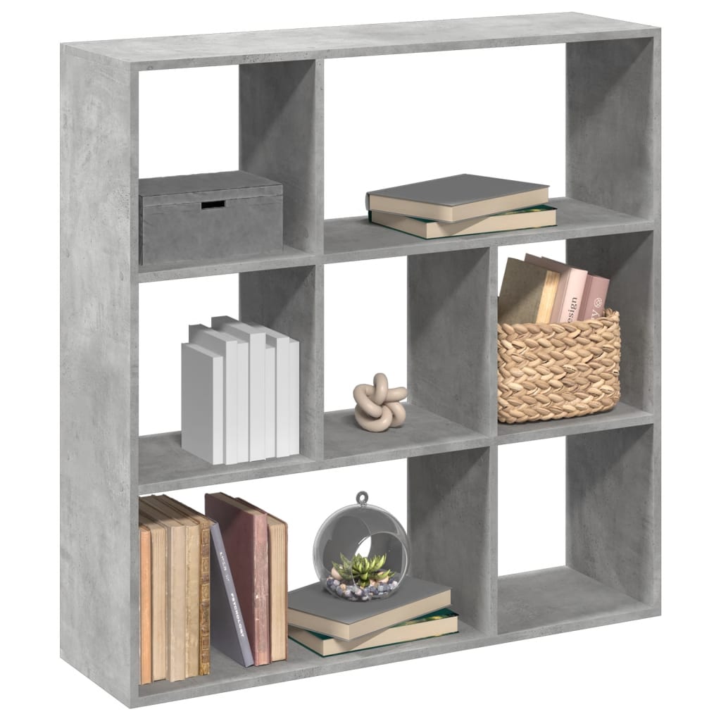Étagère séparatrice de pièce gris béton 102x29x103,5 cm - XIOS