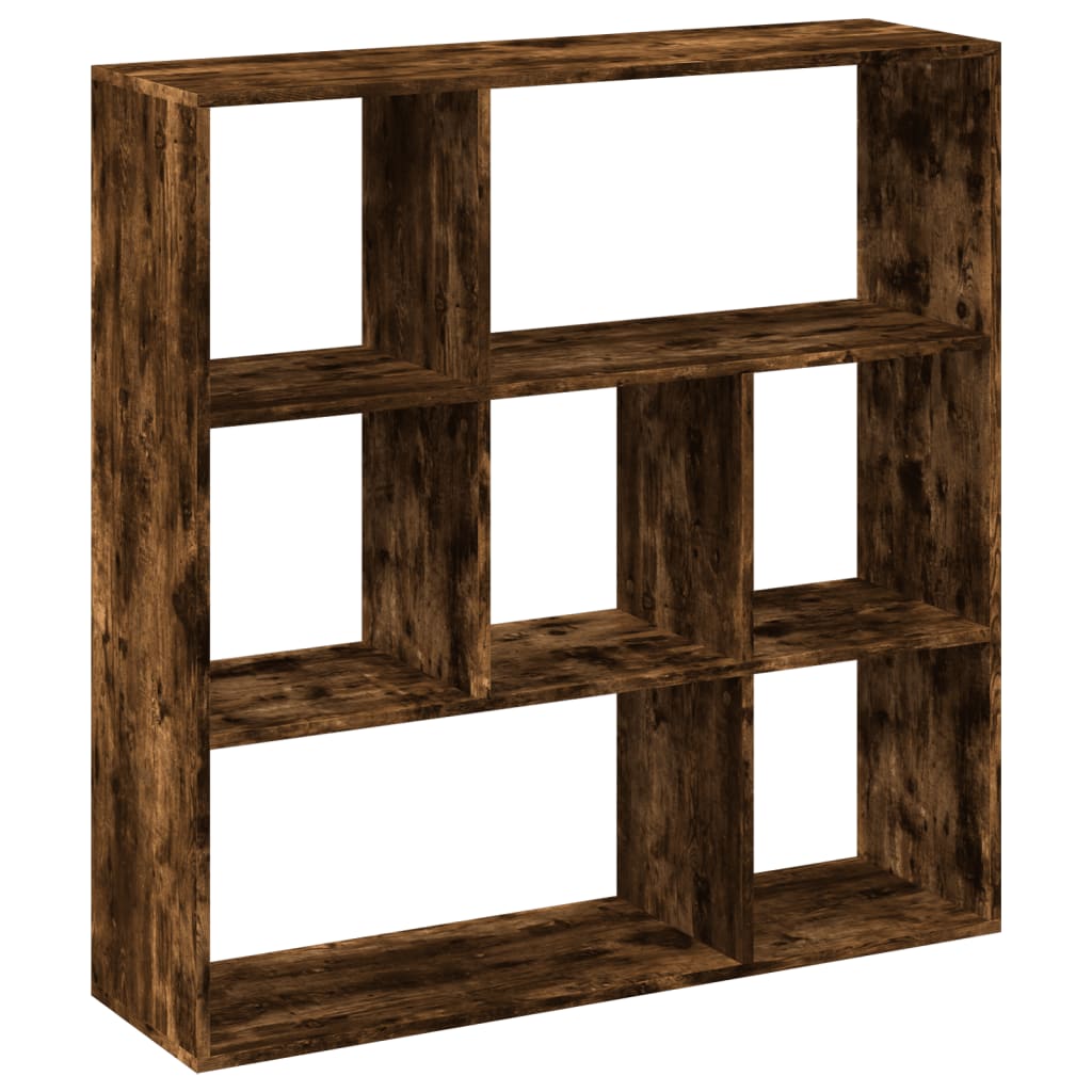 Étagère séparatrice de pièce chêne fumé 102x29x103,5 cm - XIOS