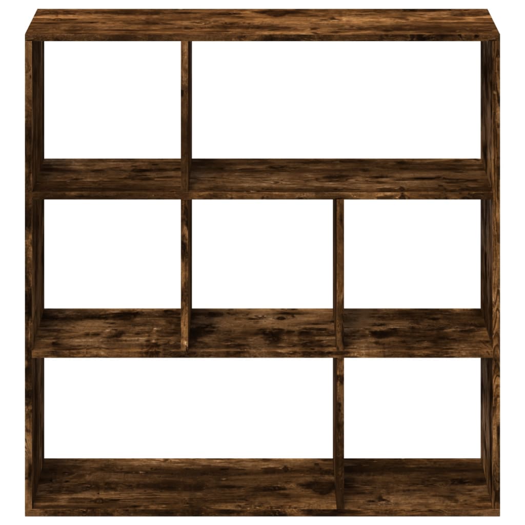 Étagère séparatrice de pièce chêne fumé 102x29x103,5 cm - XIOS