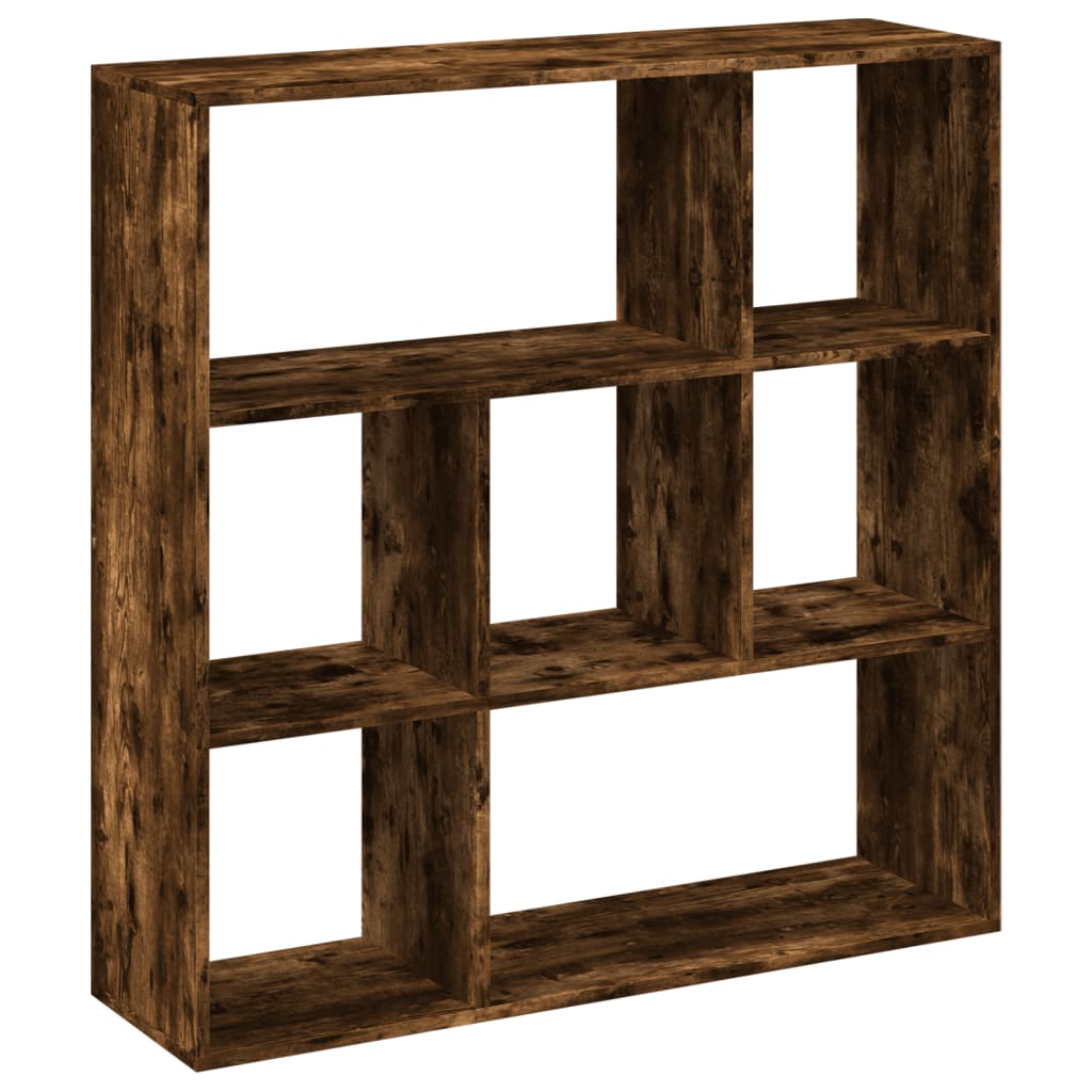 Étagère séparatrice de pièce chêne fumé 102x29x103,5 cm - XIOS