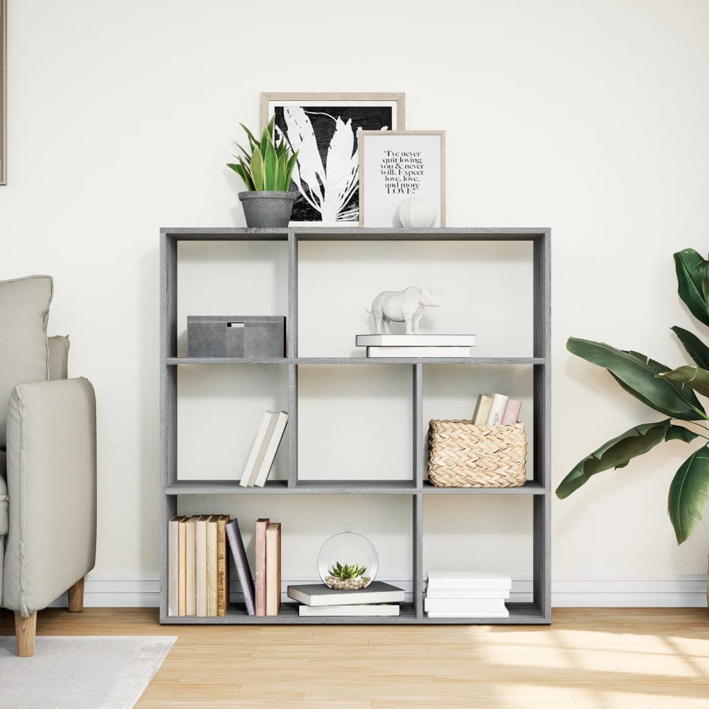 Étagère séparatrice de pièce sonoma gris 102x29x103,5 cm - XIOS