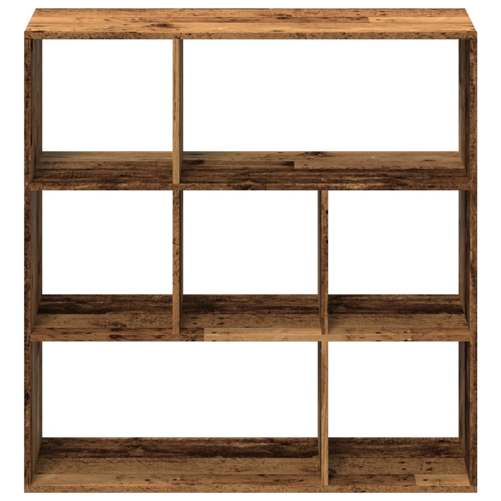 Étagère séparatrice de pièce vieux bois 102x29x103,5 cm - XIOS