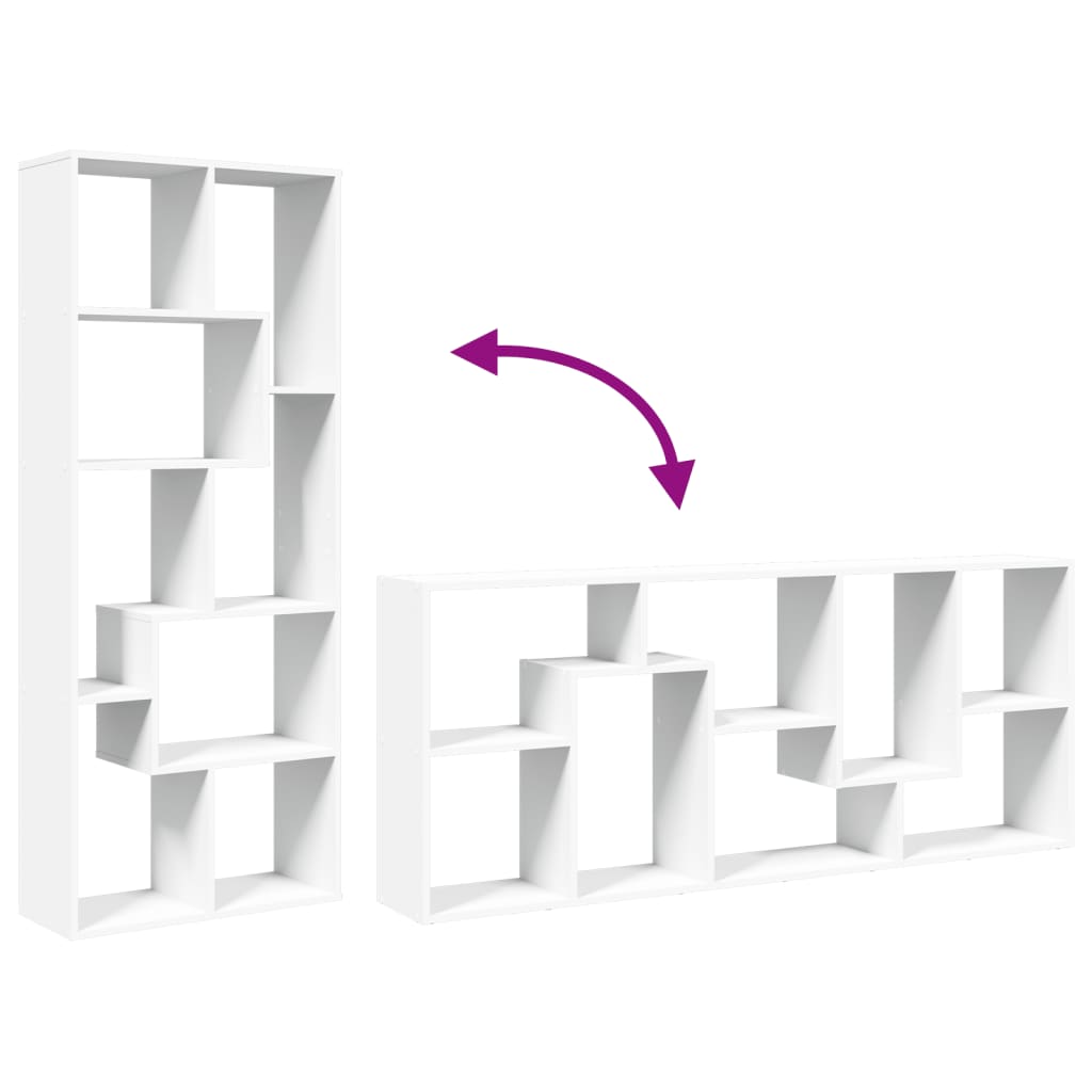 Étagère séparatrice de pièce blanc 67x25x161,5 cm - XIOS