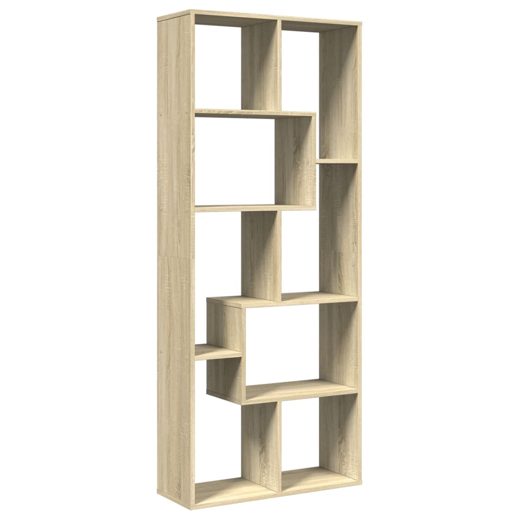 Étagère séparatrice de pièce chêne sonoma 67x25x161,5 cm - XIOS