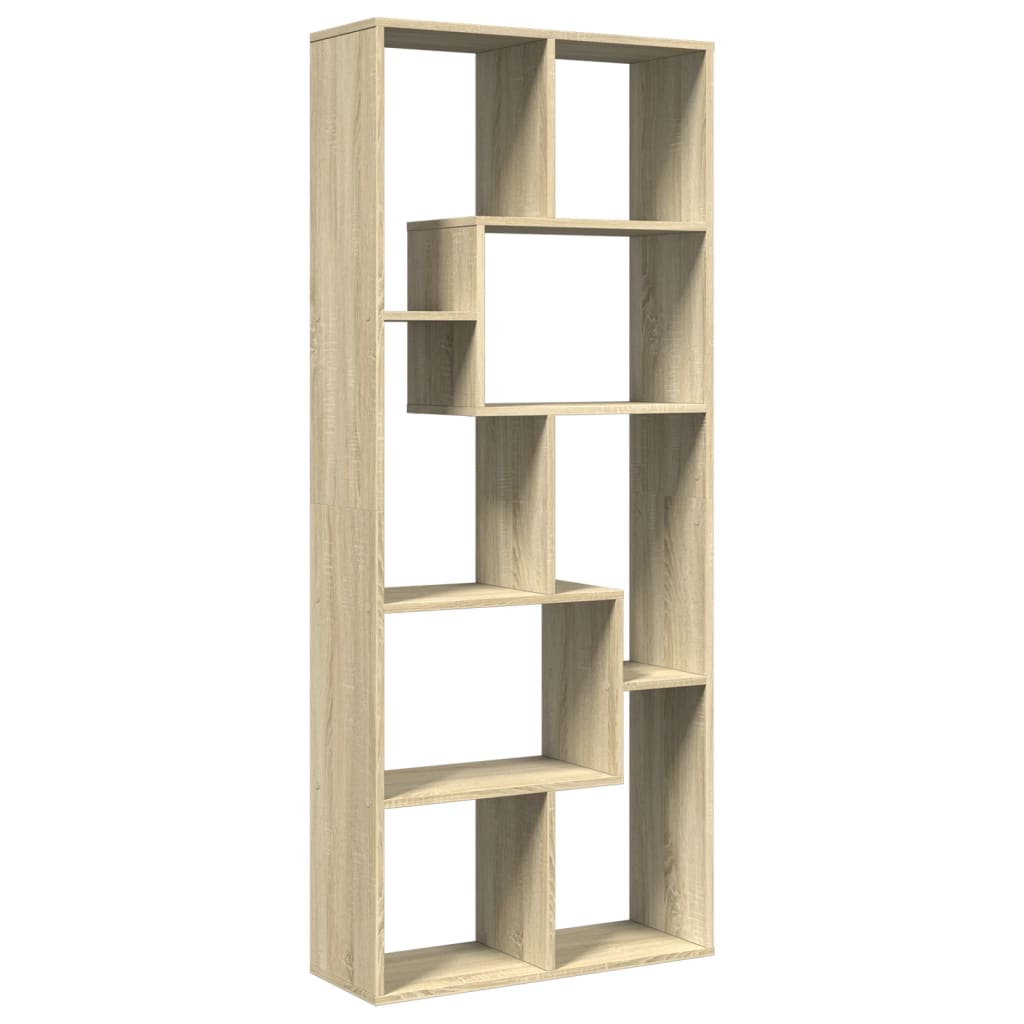 Étagère séparatrice de pièce chêne sonoma 67x25x161,5 cm - XIOS