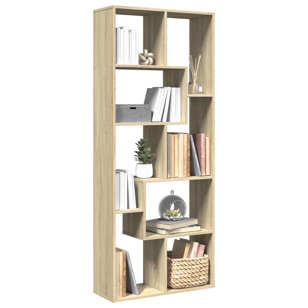 Étagère séparatrice de pièce chêne sonoma 67x25x161,5 cm - XIOS