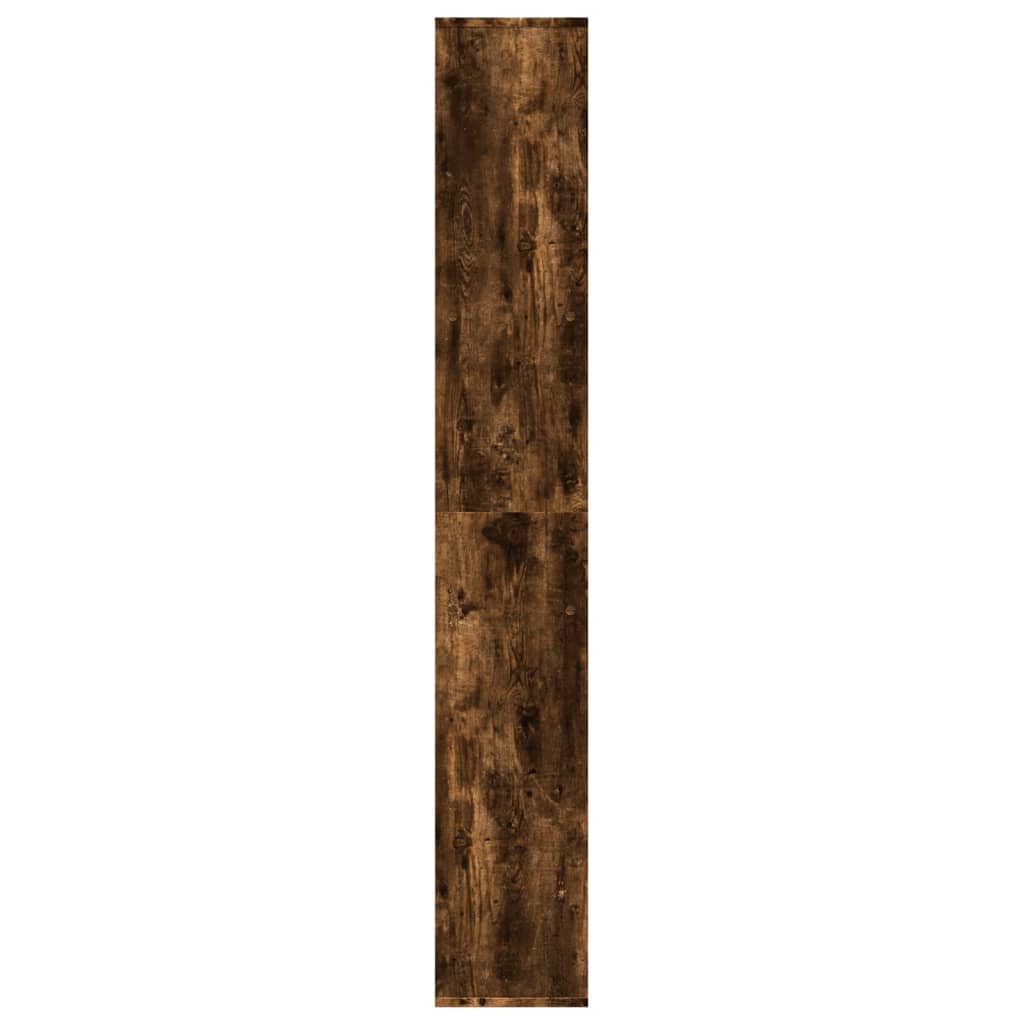 Étagère séparatrice de pièce chêne fumé 67x25x161,5 cm - XIOS