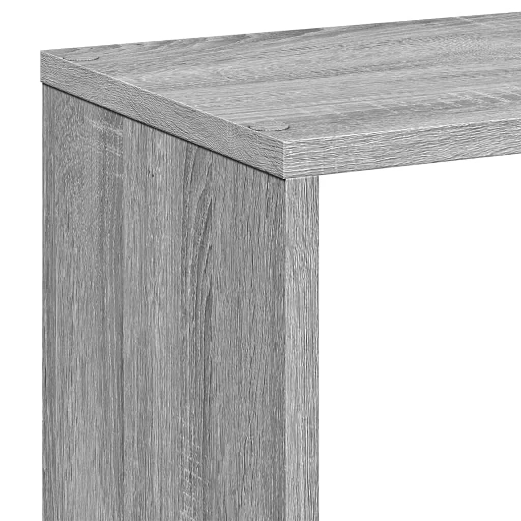 Étagère séparatrice de pièce sonoma gris 67x25x161,5 cm - XIOS