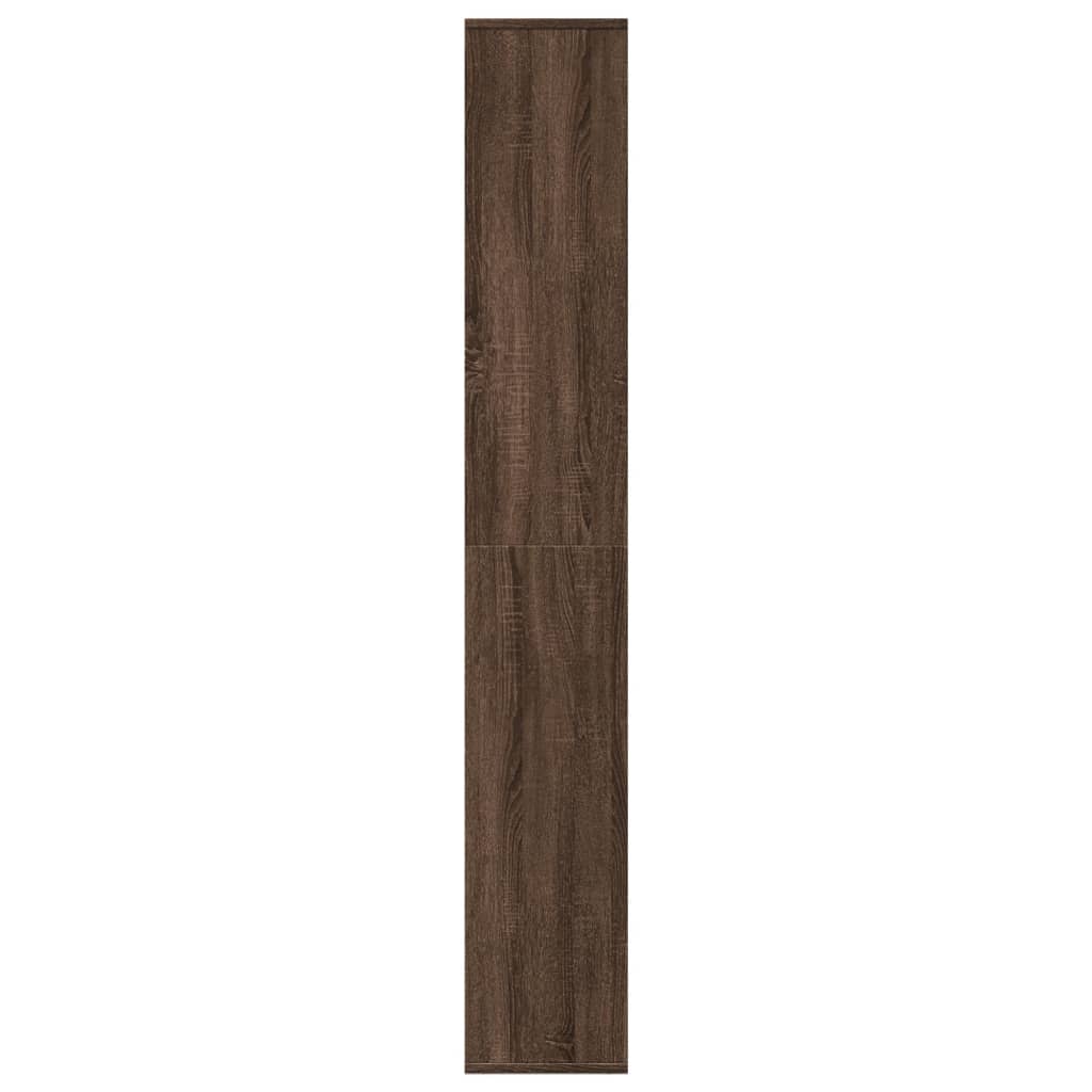 Étagère séparatrice de pièce chêne marron 67x25x161,5 cm - XIOS