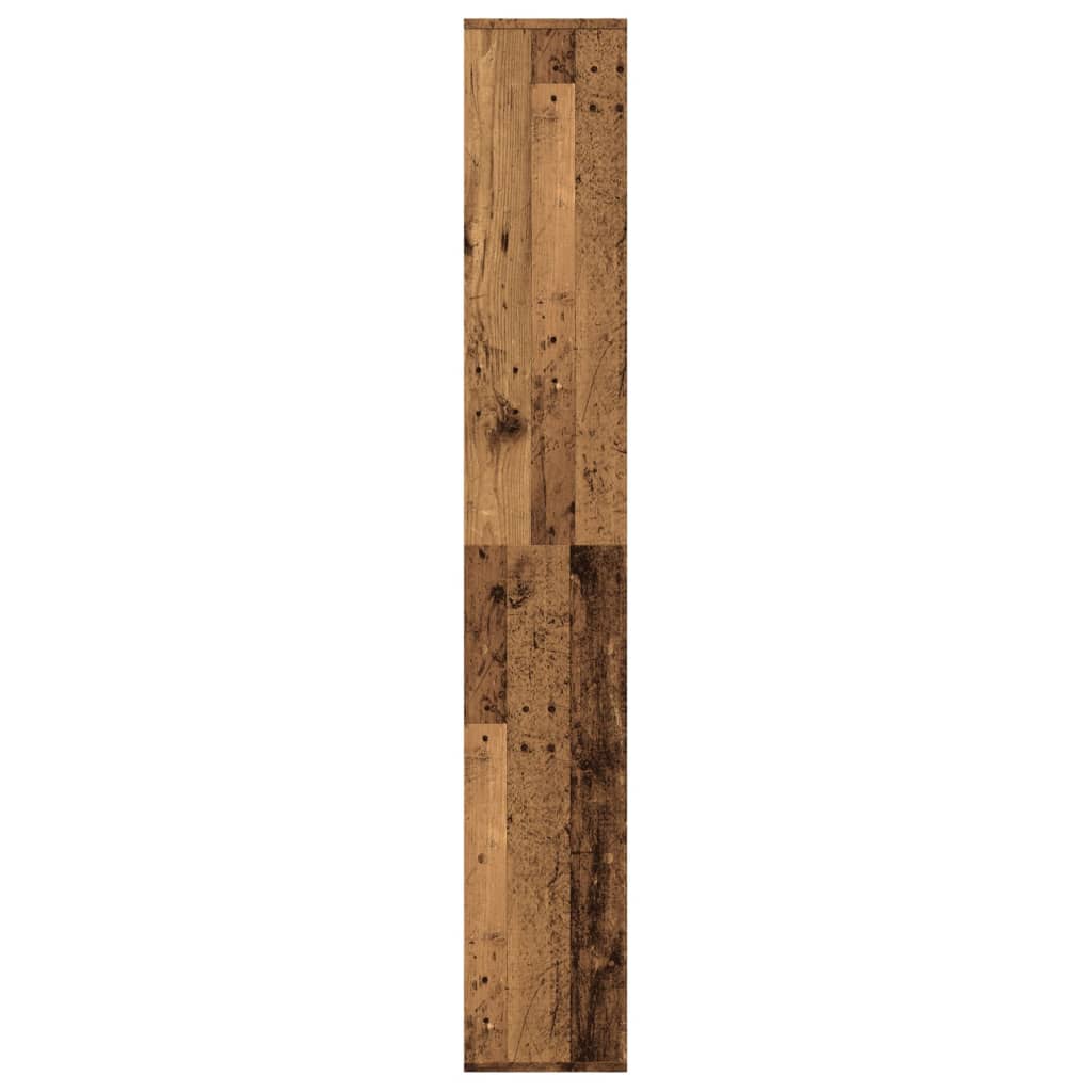 Étagère séparatrice de pièce vieux bois 67x25x161,5 cm - XIOS