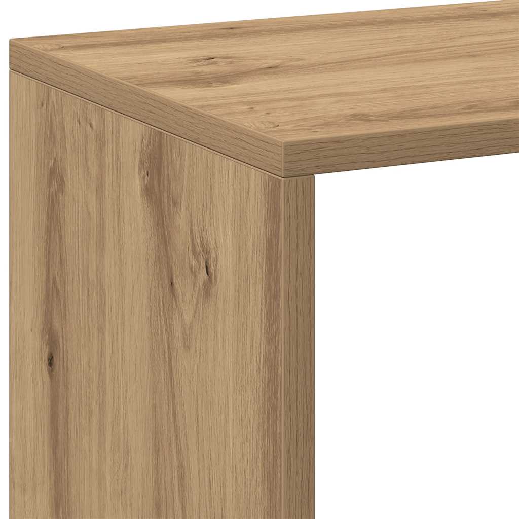 Étagère séparatrice de pièce chêne artisanal 67x25x161,5 cm - XIOS