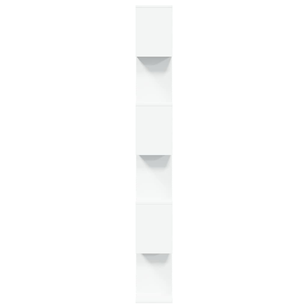 Étagère séparatrice de pièce à 6 niveaux blanc 70x24x193 cm - XIOS