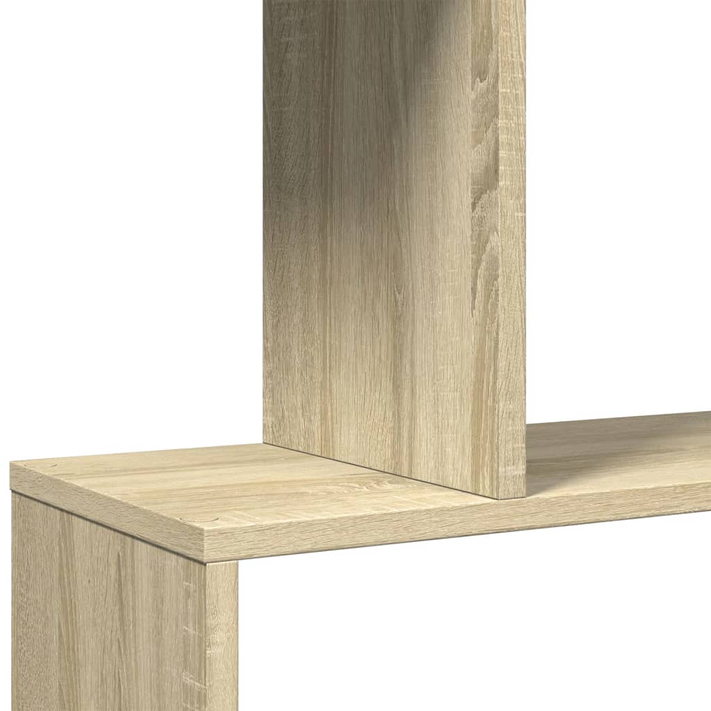Étagère séparatrice de pièce 6 niveaux chêne sonoma 70x24x193cm - XIOS
