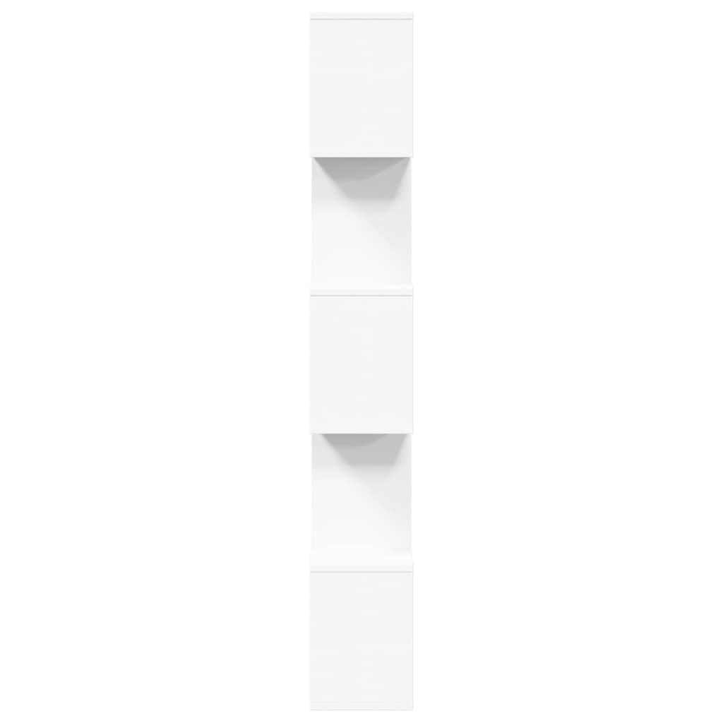 Étagère séparatrice de pièce à 5 niveaux blanc 70x24x161 cm - XIOS