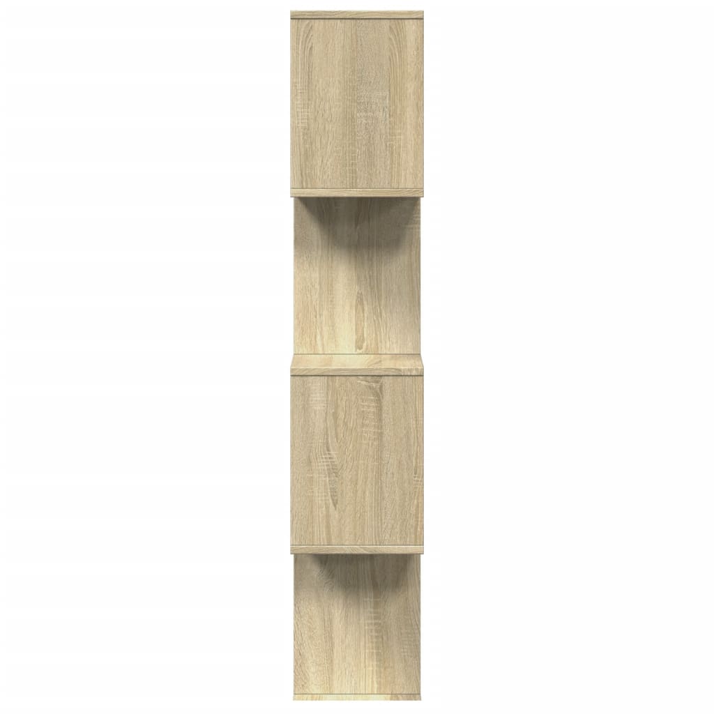 Étagère séparatrice de pièce 4 niveaux chêne sonoma 70x24x129cm - XIOS