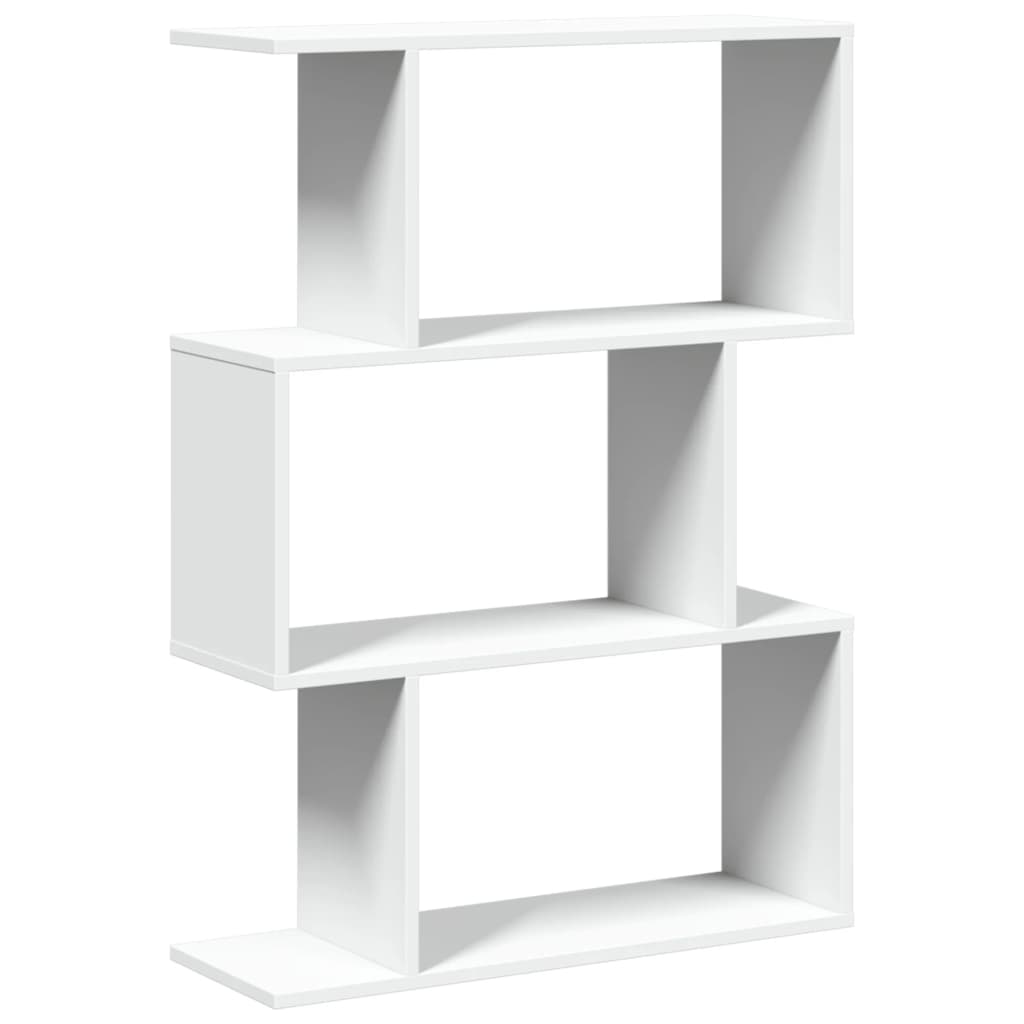 Étagère séparatrice de pièce à 3 niveaux blanc 70x24x97 cm - XIOS