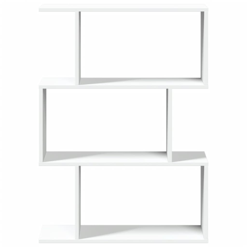 Étagère séparatrice de pièce à 3 niveaux blanc 70x24x97 cm - XIOS