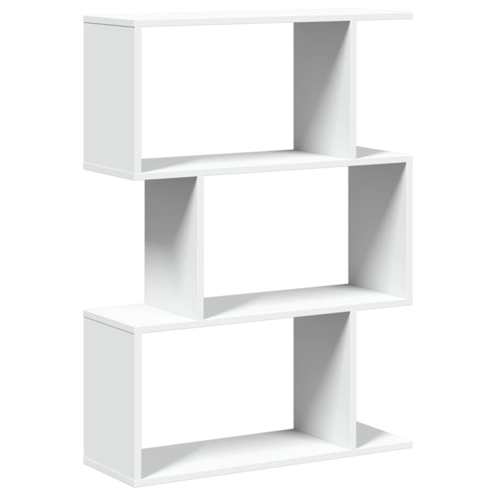 Étagère séparatrice de pièce à 3 niveaux blanc 70x24x97 cm - XIOS