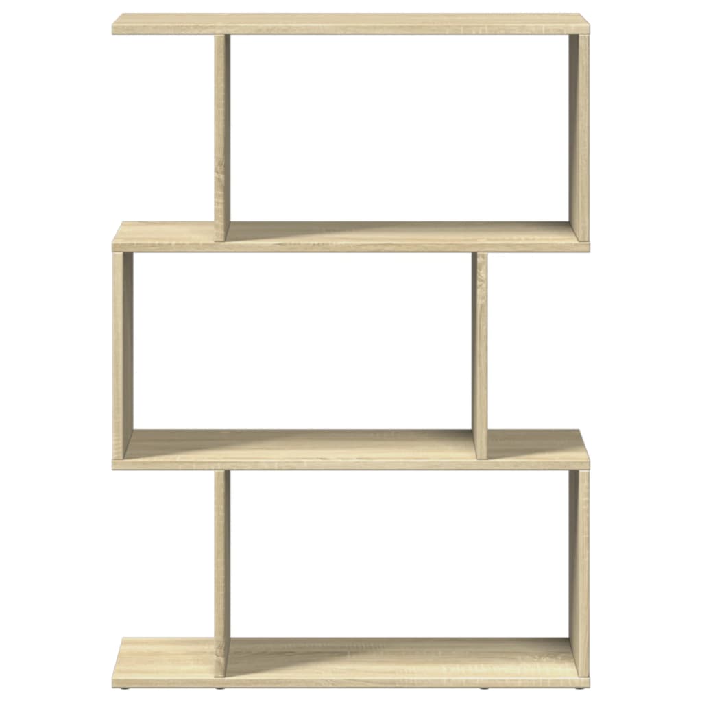 Étagère séparatrice de pièce 3 niveaux chêne sonoma 70x24x97 cm - XIOS